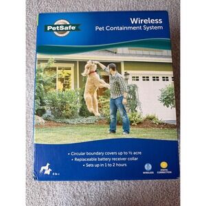 PetSafe NEW Wireless Pet Containment System Dog Fence Transmitter Collar